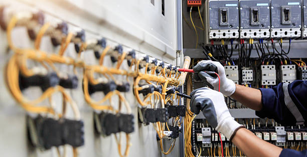 Professional Electrician technician working in Senoia, GA